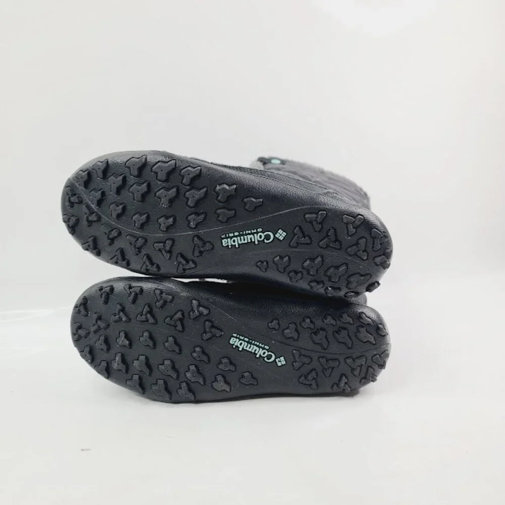 Columbia Girl's Black Minx Mid Lii Omni-Heat Wp Mid-Calf‎ Snow Boot Size 7